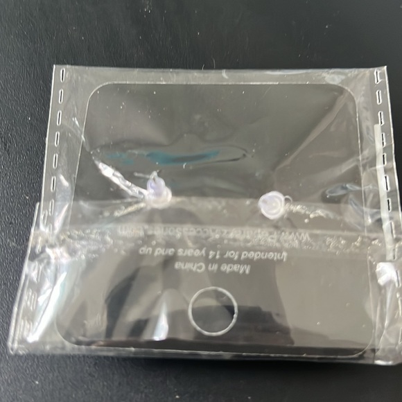 Paparazzi, pink, and clear, glitter, earring, studs - Picture 5 of 5